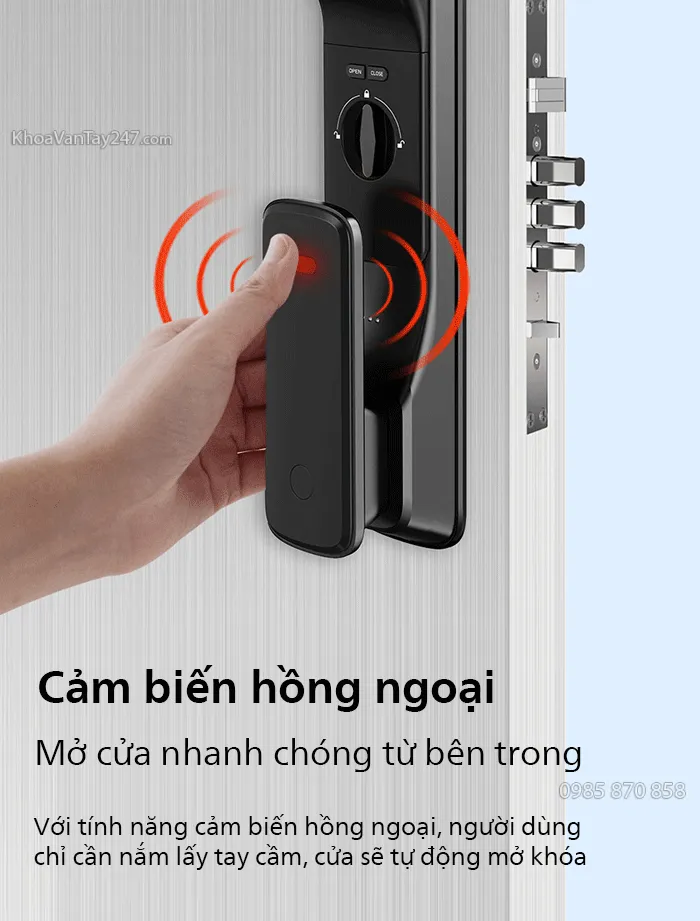Cảm biến hồng ngoại mở cửa từ bên trong