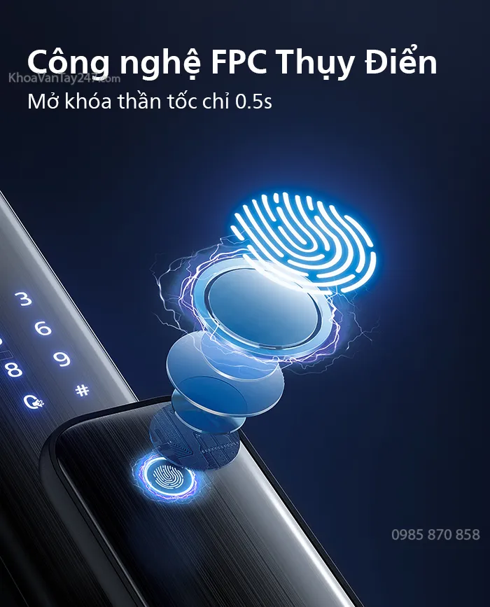 Cảm biến vân tay FPC Thụy Điển