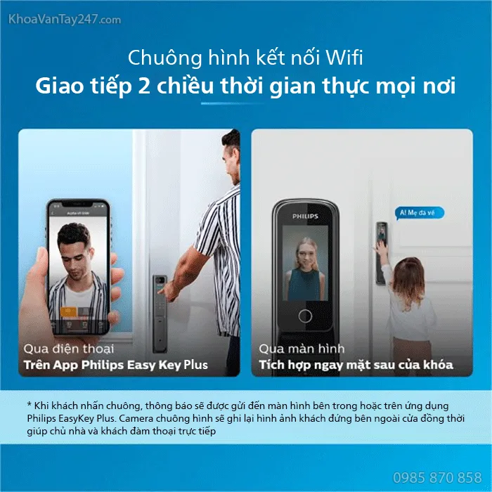 Đàm thoại hai chiều qua chuông hình