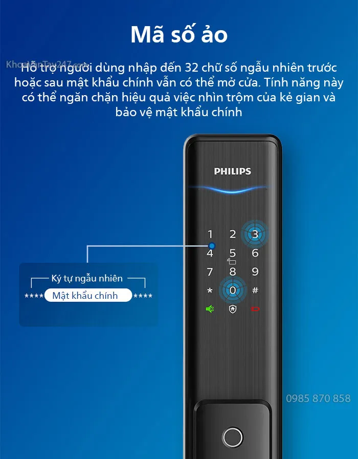 Tính năng mã số ảo chống nhìn lén
