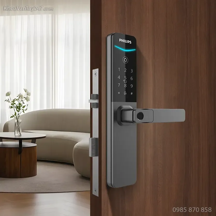 Khóa Vân Tay Philips DDL615-5HBS