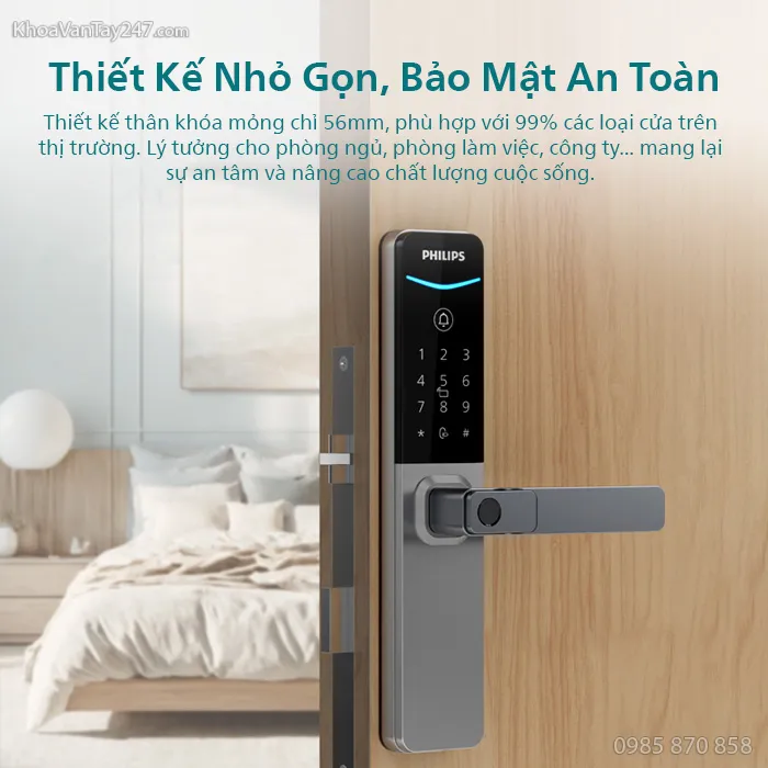 Khóa thông minh Philips DDL615-2