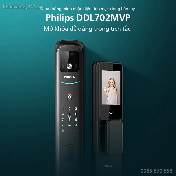 Đánh giá khóa cửa thông minh Philips DDL702-MVP-17HWS