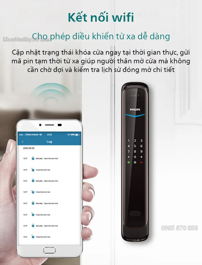 Kết nối wifi – Quản lý nhà cửa từ xa dễ dàng trên điện thoại