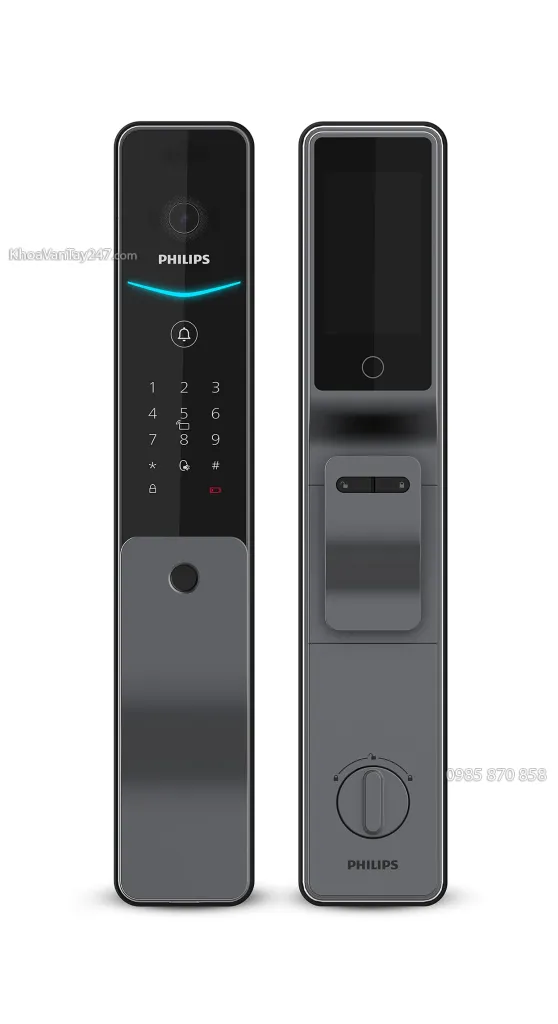 Khóa Vân Tay Nhận Diện Khuôn Mặt Philips DDL720-FVP-7HWS