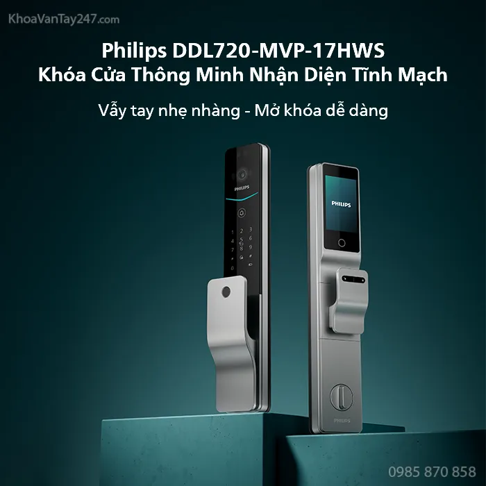 Thiết kế đẳng cấp của khóa Philips DDL720-MVP-17HWS